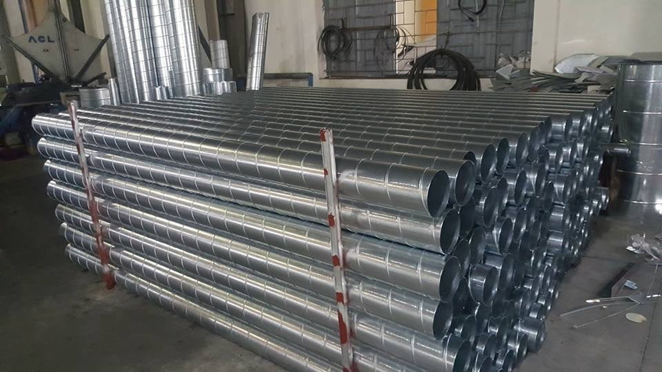 Sản xuất ống gió tròn chất lượng tại Phú Thọ