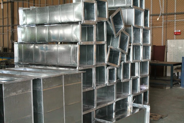 Máy làm ống gió vuông và quy trình sản xuất hiện đại